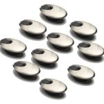 Pasacable Ovalado Satín Escritorio Perforación De 60mm 10un