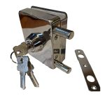 Cerradura Puerta Vidrio De 8 A 12mm Vidrio A Muro O Piso