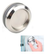 Manilla Tirador Redonda Cromada Brillante Para Puerta Vidrio