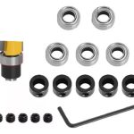 Rodamiento Fresa Madera Llave,camisa,inserto Int 1/4 Ext 1/2