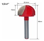 Fresa Madera Media Caña Vástago 1/2 X 1 1pcs - Imagen 2