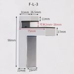 Soporte De Estante De Vidrio Pared 2un 75 Profu. Madera - Imagen 2