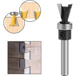 Fresa Madera Copiadora Cola De Milano Vástago 1/4 X 1/2 C.t.