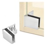 Bisagra Para Puerta De Vidrio 3 A 5mm 1 Par Estantes Vitrina