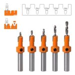 Broca Avellanado 8mm 5pcs Brcoca 2.8-3.0-3.2-3.5-4.0mm