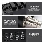 Cerradura Mueble Lockers Casilleros Con Clave Y Llave Maest. - Imagen 6