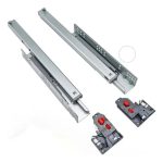 Corredera Telescópica Oculta Cierre Suave 55cm 1.2mm 45k