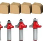 Fresa Madera Cuarto Rodon 6un Dif Medidas Bástago 1/2mm