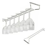 Porta Copa De Vino Debajo Del Gabinete Soporte 1 X 1 Riel - Imagen 3