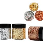 Escamas En Hoja Oro Plata Cobre Flake Foil Purpurina Uñas