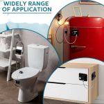 Cerradura Seguridad Para Niños Autoadhesiva Con Llave Mueble - Imagen 5