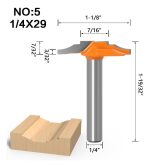 Fresa Madera Moldura Marcos 1/4*29 N5 Toma De  1/4 - Imagen 2
