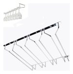 Porta Copa De Vino Debajo Del Gabinete Soporte 1 X 4 Riel