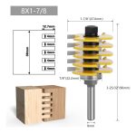 Fresa Madera Espigadora Vastago 8mmx36mm - Imagen 2