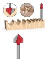 Fresa Ranura V Vástago 1/4 X 3/4 X 18mm 1un