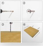 Soporte Oculto Repisa Flotante 7cm 4 Piezas Acero Galb. - Imagen 3