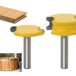 Fresa Madera Tinajas Grados Bástago 8mm Alta Duresa