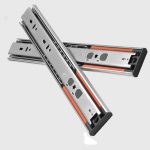 Corredera Telescoplica 50cm Push Open Y Cierre Suave 1par