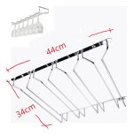 Porta Copa De Vino Debajo Del Gabinete Soporte 1 X 4 Riel - Imagen 2