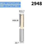 Fresa Madera Recta 1/2x1/2x1-1/2 Carburo De Tungsteno - Imagen 2