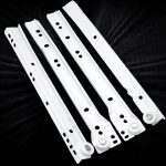 Corredera Riel Blanco 50 Cm, Sbp, Self-closing, 5 Pares - Imagen 6