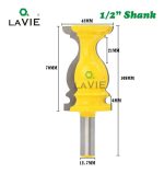 Fresa Madera Moldura Zócalo Marcos Vástago  1/2 x 3112 - Imagen 2