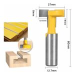 Fresa Madera Ranurar Panel Vástago 1/2 (12.7) - Imagen 2