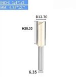 Fresa Madera Recta 1/4x1/2 Carburo De Tungsteno - Imagen 3