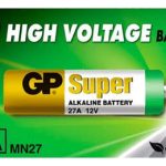 3 Baterías A27 Marca Gp High Voltage 12 V Long Life Alarmas