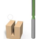 Fresa Recta Madera Vástago 1/4x1/4