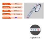Cinta Métrica Adhesiva Metálica 0 Der A Izq Largo 1 Mt - Imagen 2