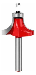 Fresa Madera Cuarto Rodón Vástago 1/4 X R25 - Imagen 3