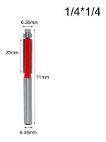 Set 4 Fresas Copiadoras Vastago 1/4 Rod Abajo - Imagen 3