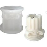 Molde Silicona Velas Y Jabón Columna Romana Modelo F