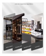 Cerradura Puerta Vidrio Mueble Doble De 3 A 8mm Con Clave - Imagen 5