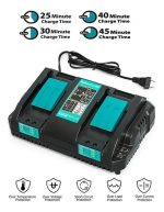 Cargador De Batería Para Makita Doble Rapido Dc18rd 14.4a18v - Imagen 4