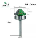 Fresa Madera Moldura Tablero Toma 1/4 X 26 Mm - Imagen 2