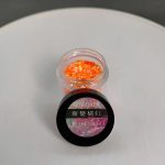 Glitter Naranjo Rojizo Para Resina Uñas Aros Pigmentos