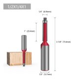 Fresa Madera Recta Copiadora Vástago 1/2x1/4x1. 1pcs - Imagen 2