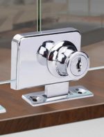 Cerradura Puerta Vidrio Mueble Doble De 3 A 8mm - Imagen 6