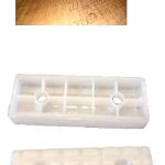 Patín Pata Mueble Escritorio Cocina Plástico 500uni 54x17mm