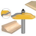 Fresa Madera Moldura Zócalo Marcos Vástago  1/2  Plana