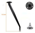 Patas Mueble Mesa Escritorio 1un 72.5cm Negra - Imagen 5