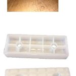 Patín Pata Mueble Escritorio Cocina Plástico 100un 54x17mm