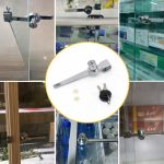 Cerradura Vidrio Puerta Corredera 4 A 6mm 10 Unidad - Imagen 4