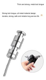 Cerradura Seguridad Para Niños Autoadhesiva Con Llave Mueble - Imagen 10