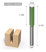 Fresa Madera Recta Vástago 1/4 7unidades Dif Medidas - Imagen 9