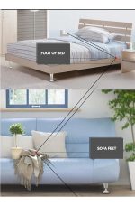 Patas Mueble Sillón Cama Sofá 4un 10cm Conti Regulable.. - Imagen 2