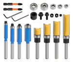 Kit Fresas Madera Copiadora Vástago De 1/4 23pcs Full