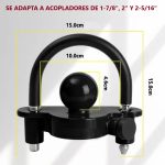 Candado Tipo Bola De Acoplamiento Para Remolque Seguridad - Imagen 2